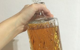 carafe à whisky en cristal